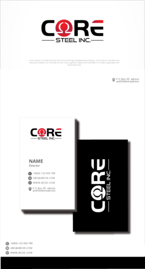 Logo Design by graphicevolution for Core Steel Inc. | Design: #27584960