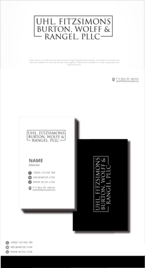Diseño de Logo por graphicevolution para Uhl Fitzsimons | Diseño: #27614123