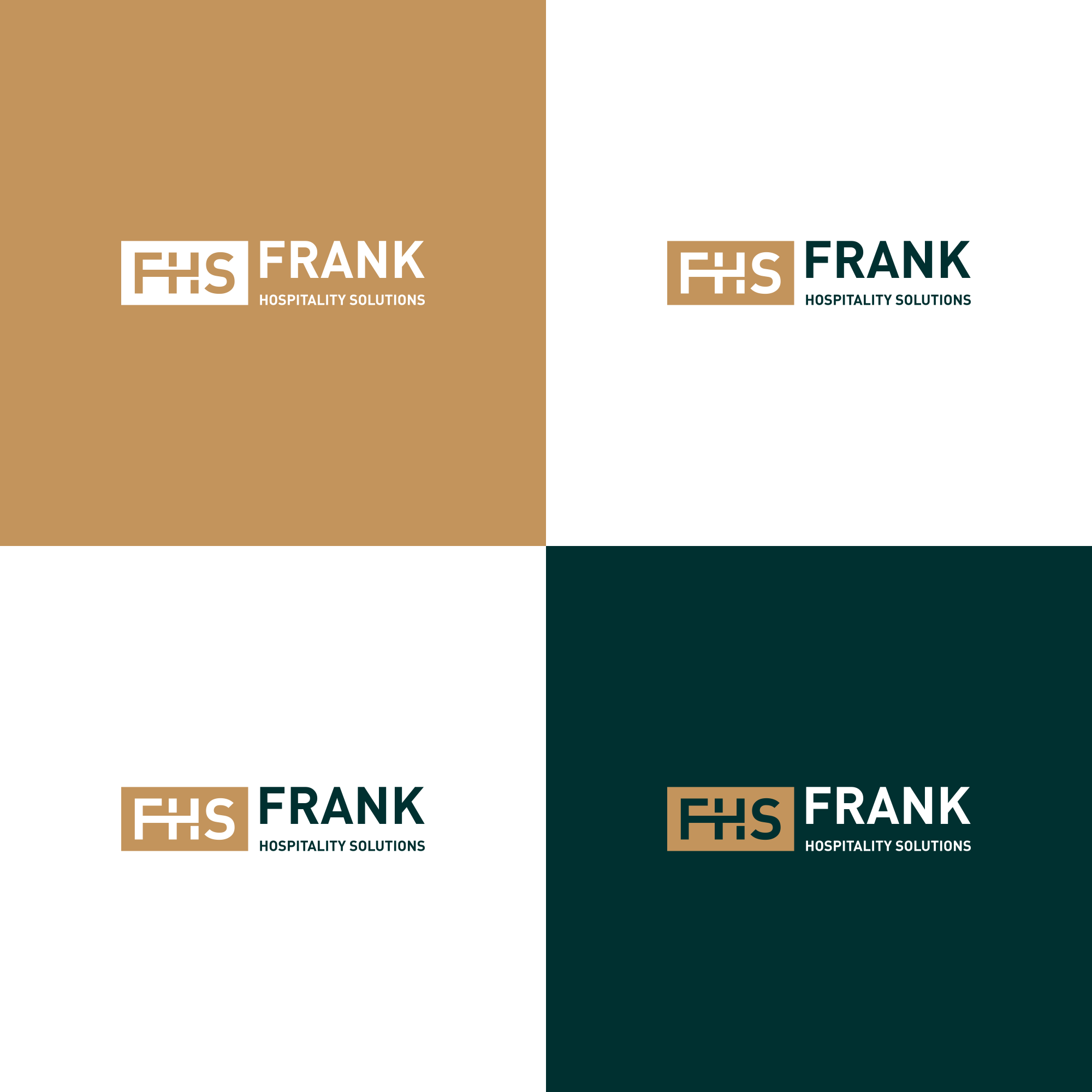 Logo-Design von MugiBerkah für Frank Hospitality Solutions | Design #27588493