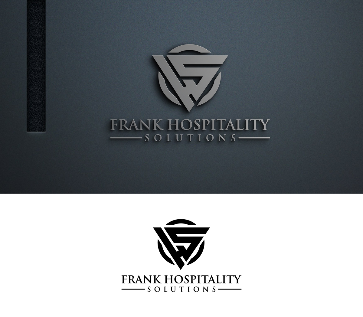 Logo Design by ismail islam for Frank Hospitality Solutions | Design #27589373