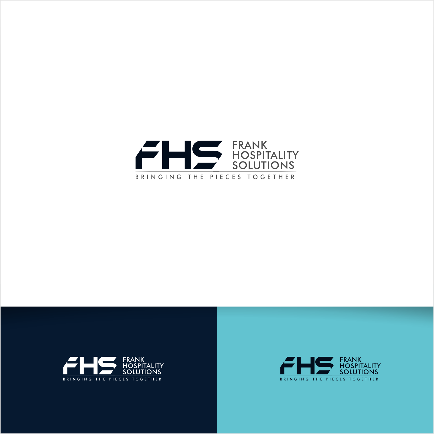 Logo Design by Arham Hidayat for Frank Hospitality Solutions | Design #27596159
