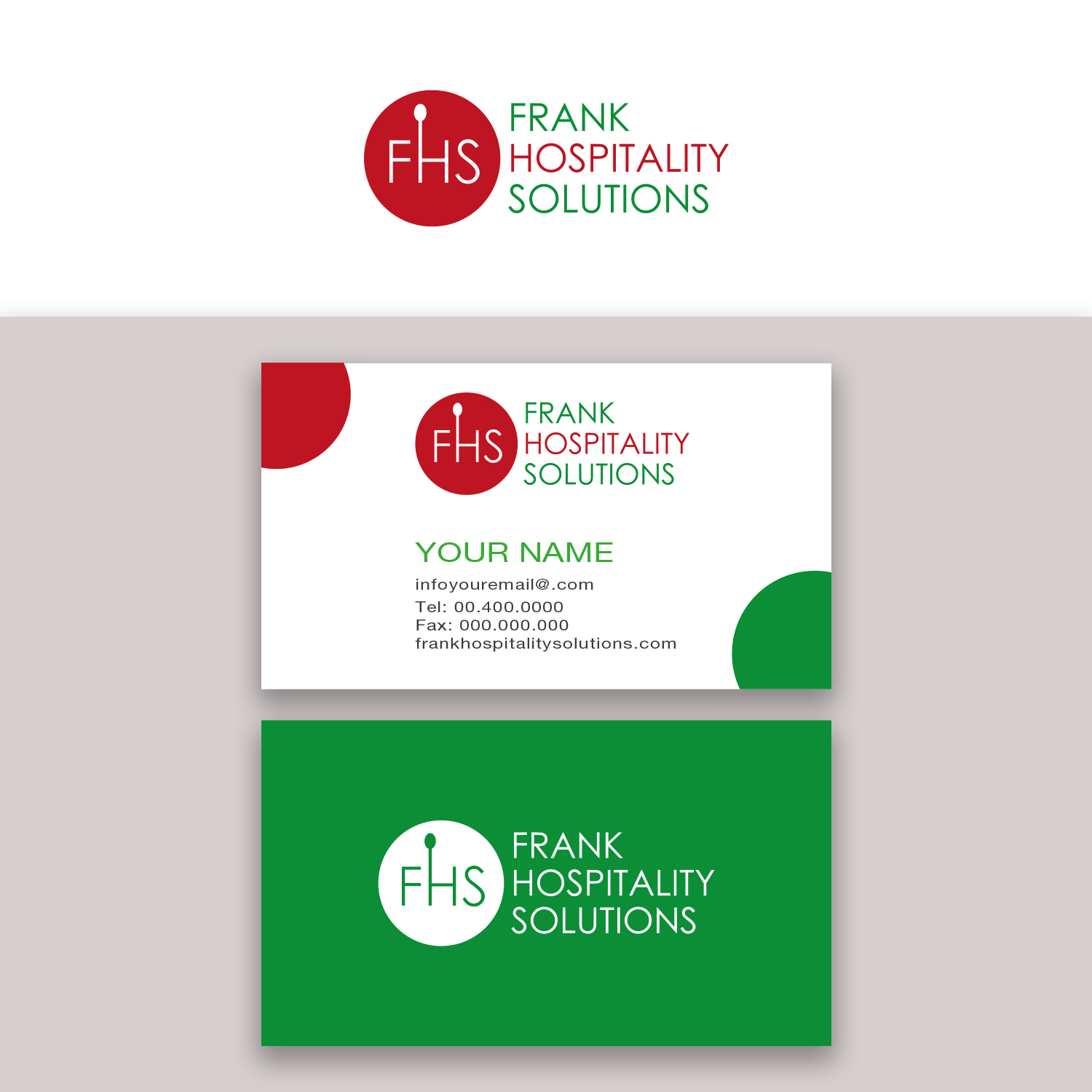 Logo Design by MG.graphics for Frank Hospitality Solutions | Design #27711299