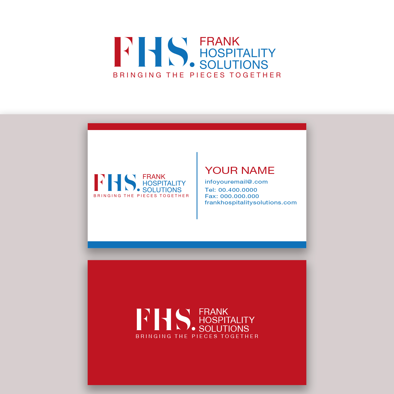 Logo Design by MG.graphics for Frank Hospitality Solutions | Design #27711306
