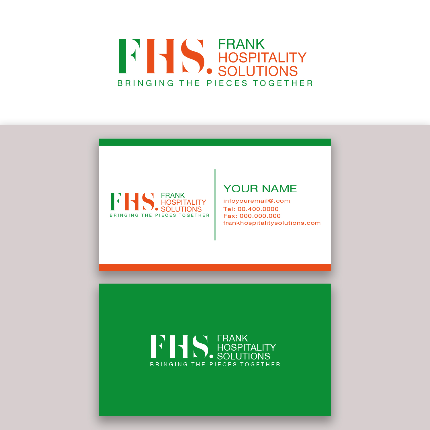 Logo Design by MG.graphics for Frank Hospitality Solutions | Design #27711308