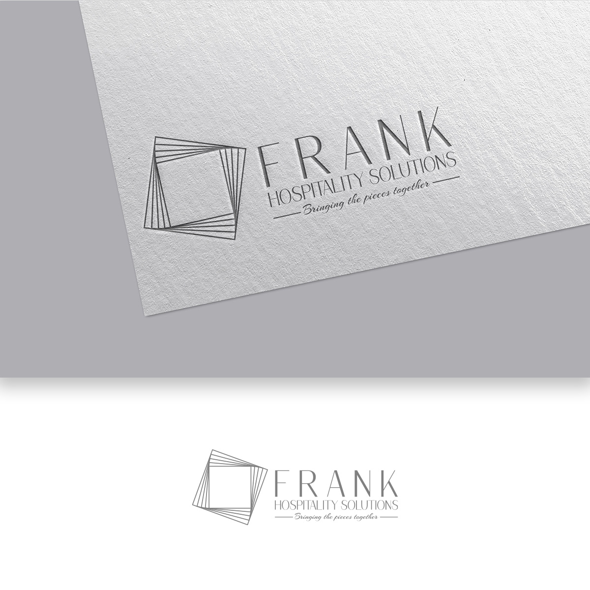 Logo Design by DesignDUO for Frank Hospitality Solutions | Design #27612459