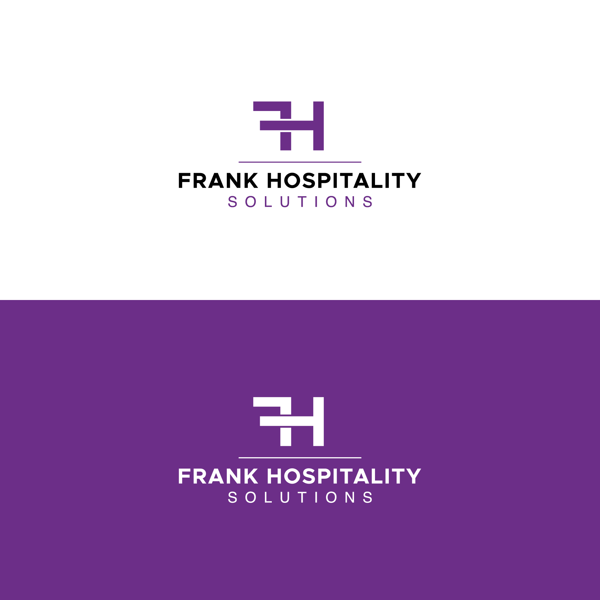 Logo Design by Zak deZign for Frank Hospitality Solutions | Design #27584064