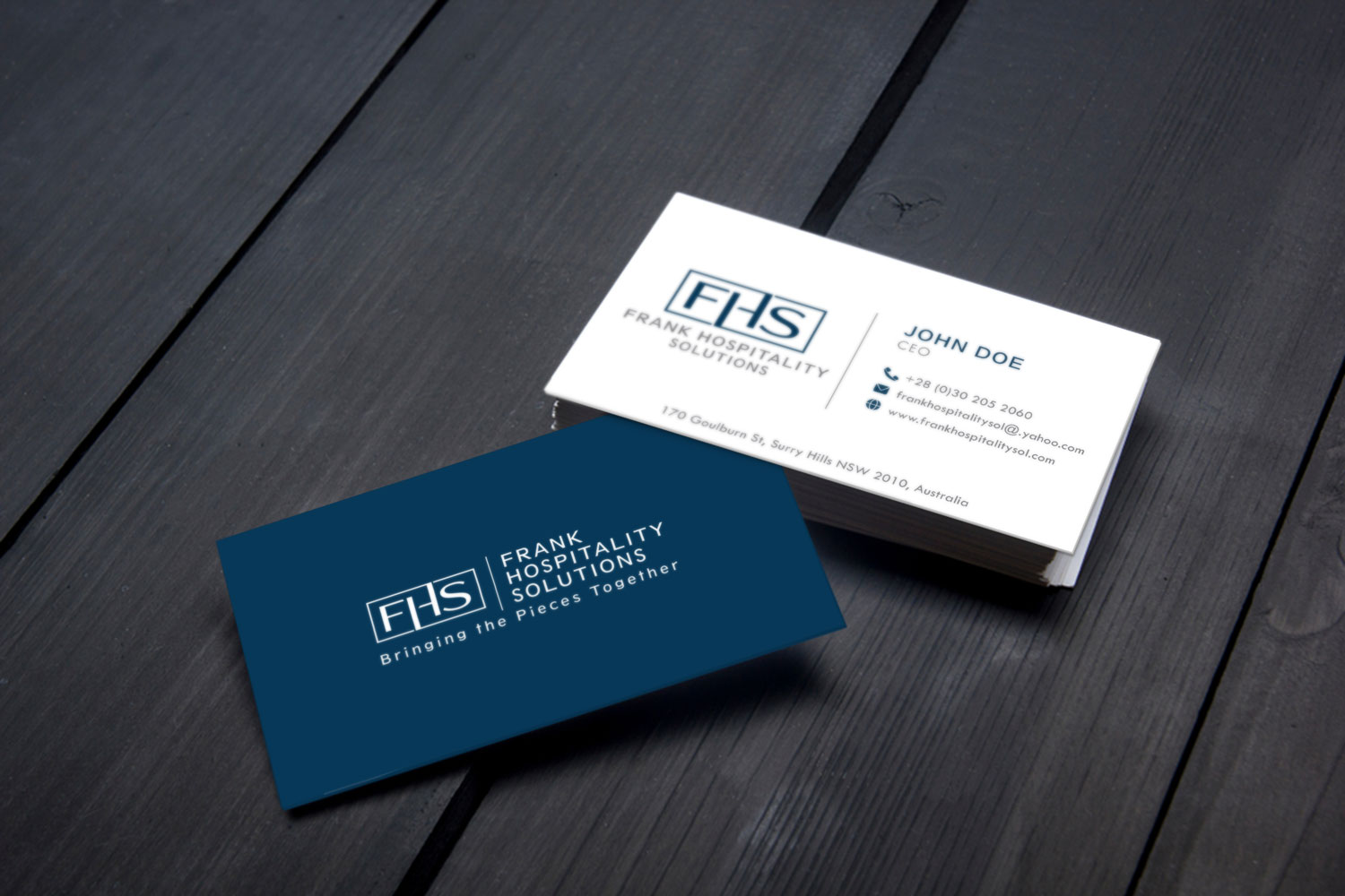 Logo Design by Potatow for Frank Hospitality Solutions | Design #27710537