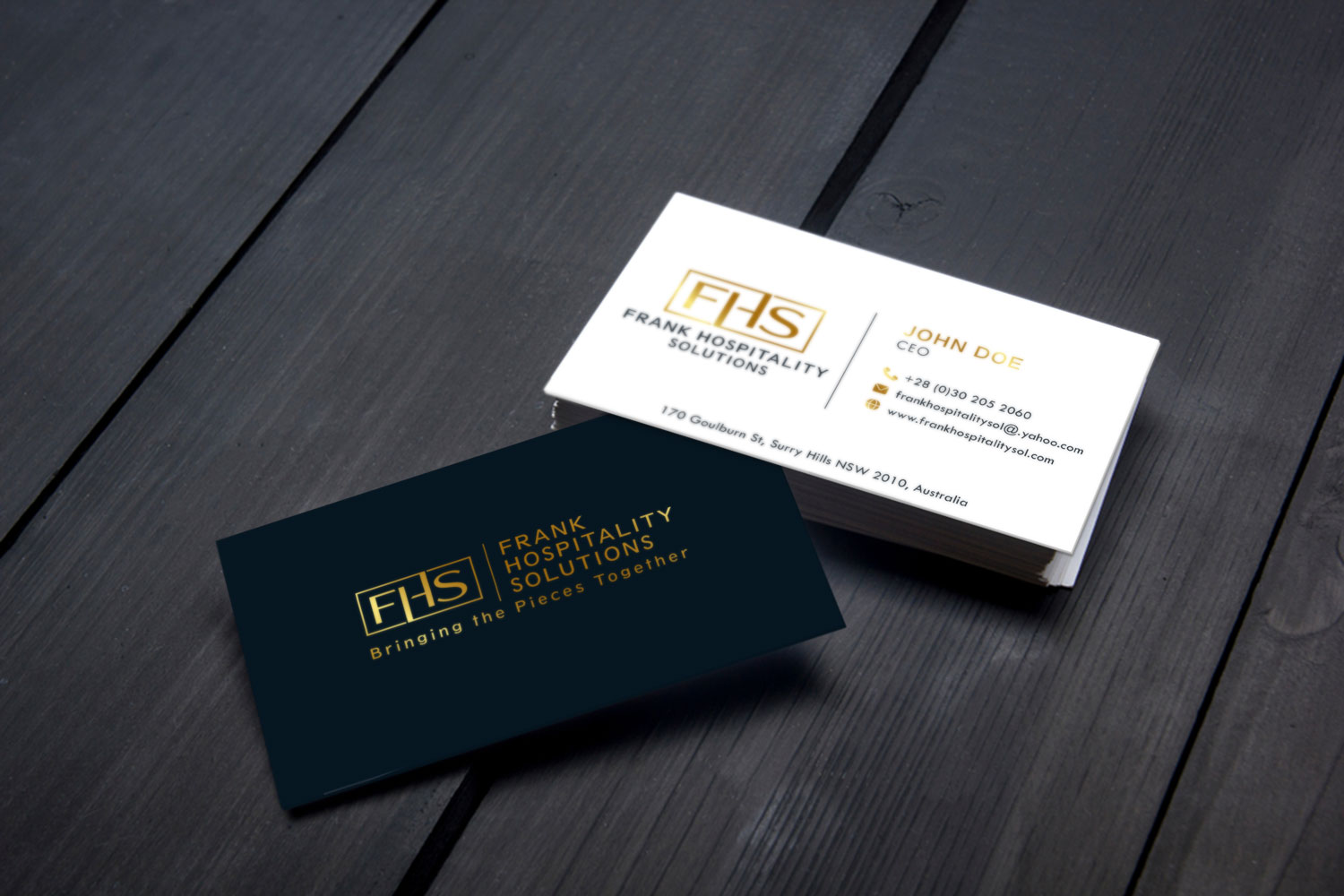 Logo Design by Potatow for Frank Hospitality Solutions | Design #27710656