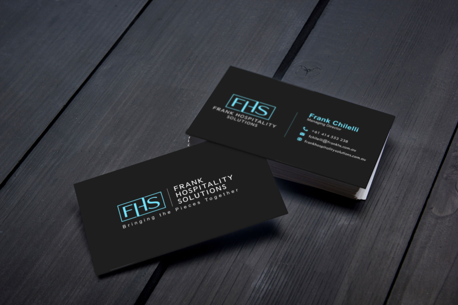 Logo Design by Potatow for Frank Hospitality Solutions | Design #27725039