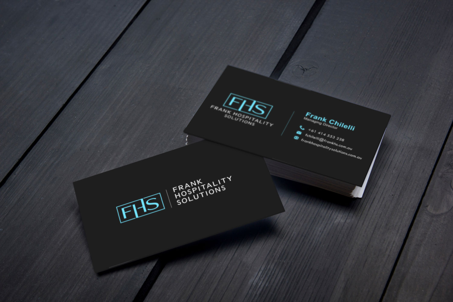 Logo Design by Potatow for Frank Hospitality Solutions | Design #27725041