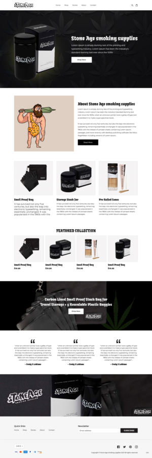 Shopify Design by pb for this project | Design: #27599479