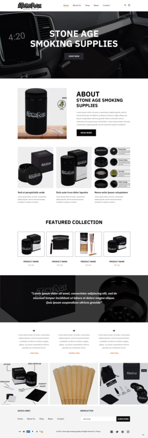 Shopify Design by pb for this project | Design: #27599481