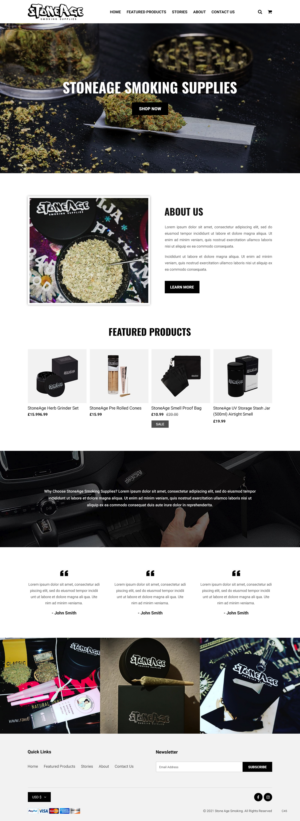 Shopify Design by pb for this project | Design: #27599487