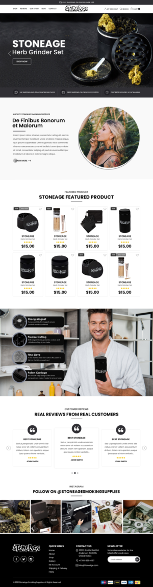 Shopify Design by Titan Eagle for this project | Design: #27589073