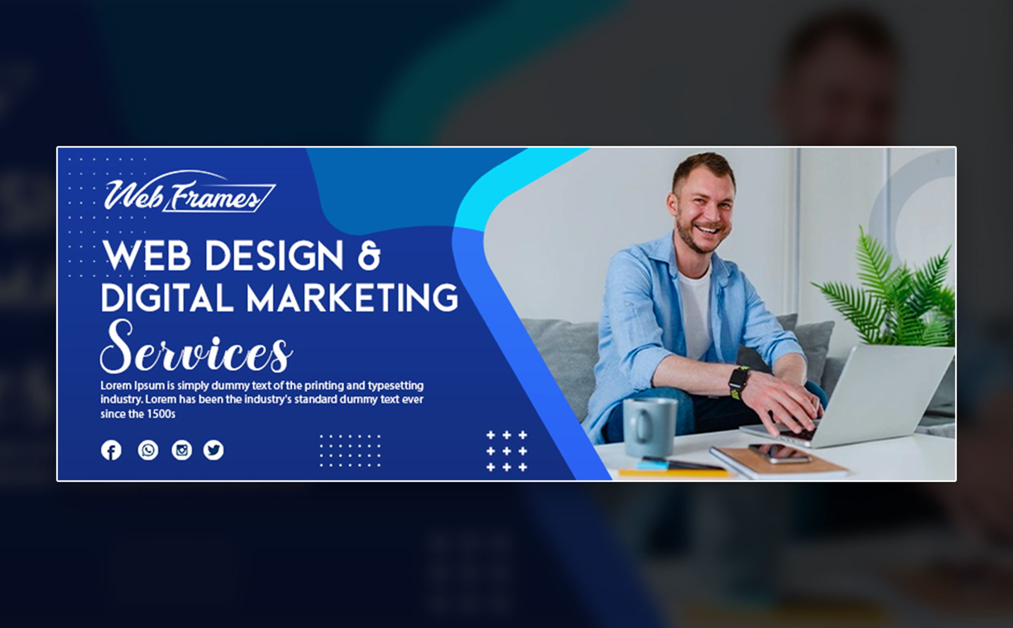 Facebook Design by Sadia Shaky for WebFrames | Design #27599277