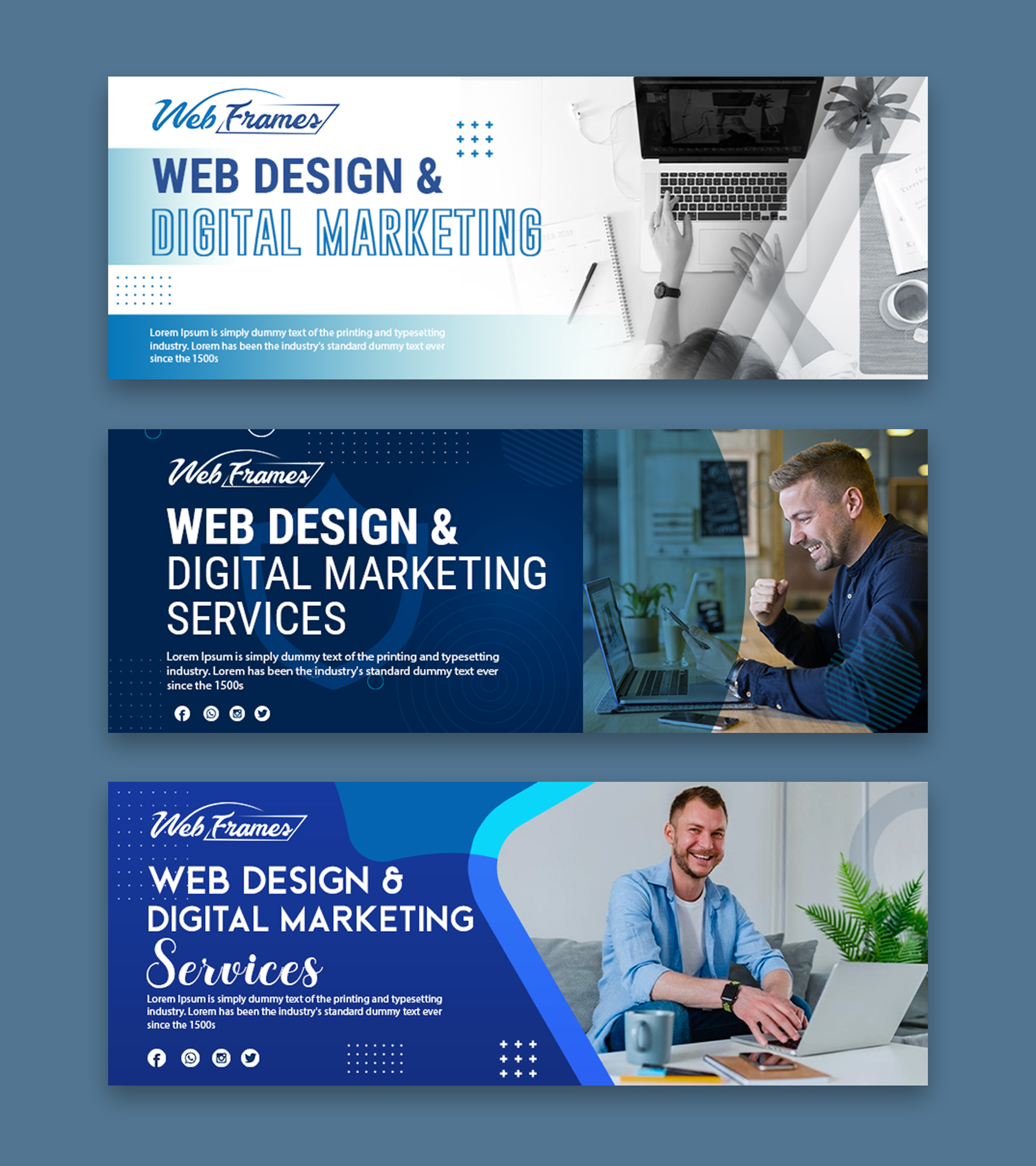 Facebook-Design von Sadia Shaky für WebFrames | Design #27599287