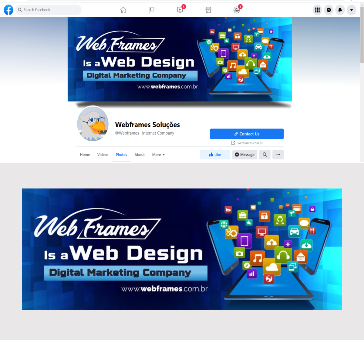 Facebook Design by ecorokerz for WebFrames | Design #27591929