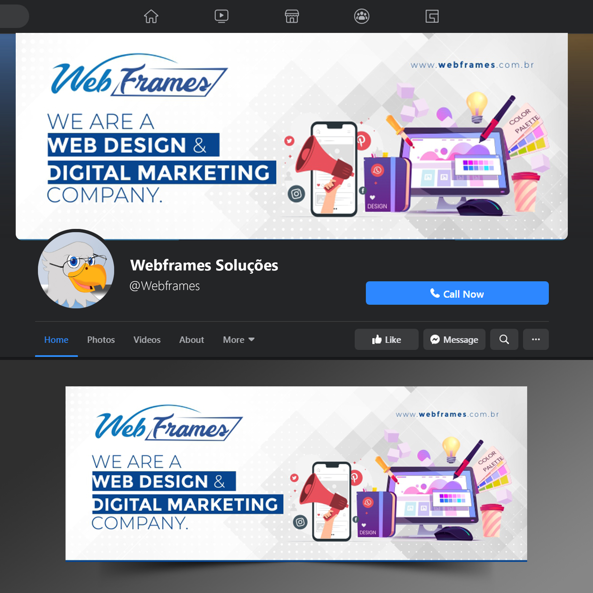 Facebook Design by ecorokerz for WebFrames | Design #27592763