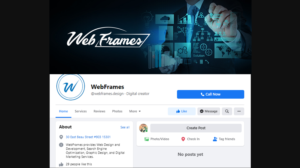 Facebook-Design von aj für WebFrames | Design #27604625