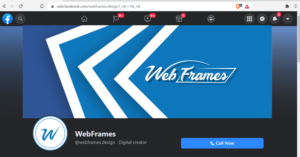 Design Facebook par Manaa Design pour WebFrames | Design : #27620703