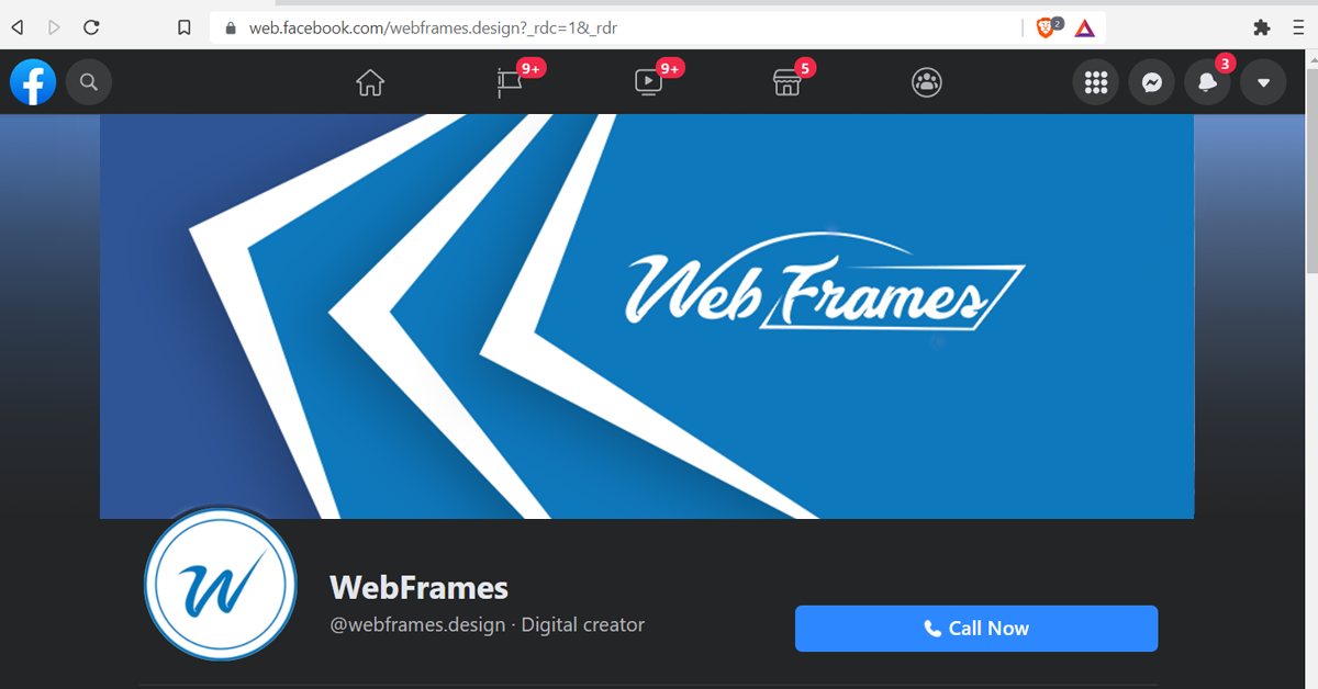 Facebook Design by Manaa Design for WebFrames | Design #27620712