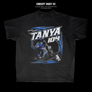 Sponsoring logo for a female motorcycle drag racer | T-shirt Design by el_shekoo7