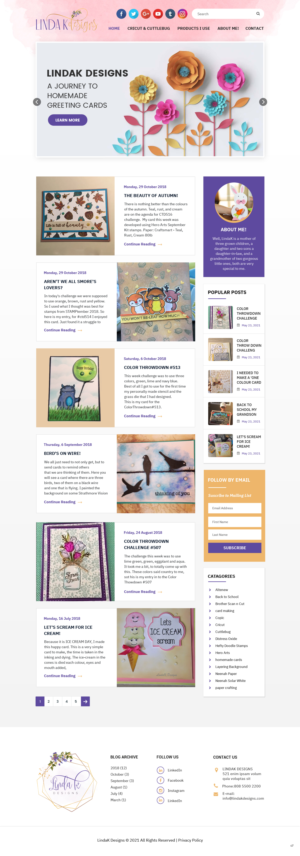 Shopify Design by pb for LindaK Designs | Design: #27591215