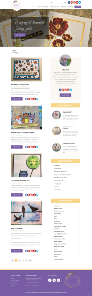 Shopify Design by pb for LindaK Designs | Design: #27591217