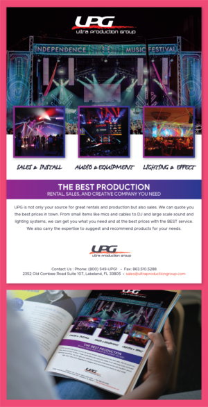 Graphic Design by Aletta_ for Ultra Production Group LLC | Design #27597586