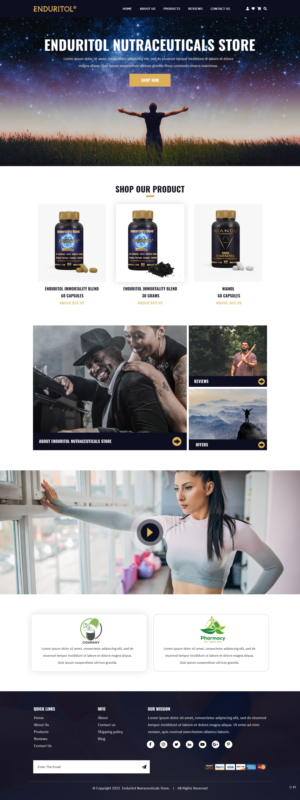 Shopify Design by pb for this project | Design: #27594305