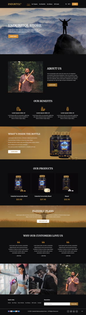 Shopify Design by pb for this project | Design: #27594307