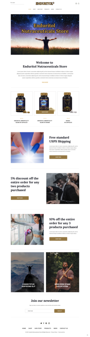 Shopify Design by pb for this project | Design: #27594308