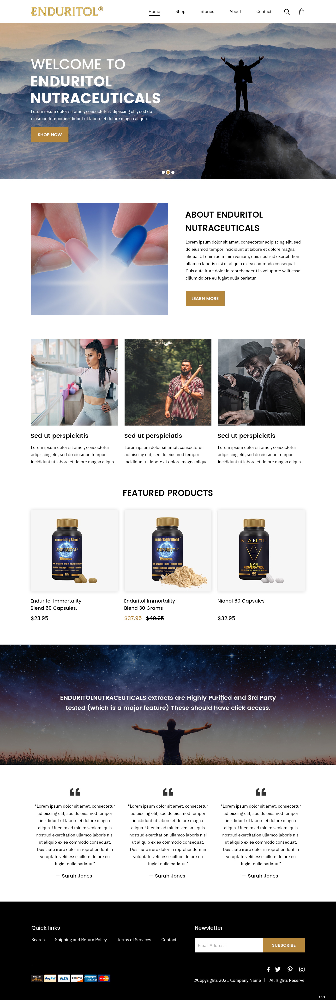 Shopify Design by pb for this project | Design #27594311