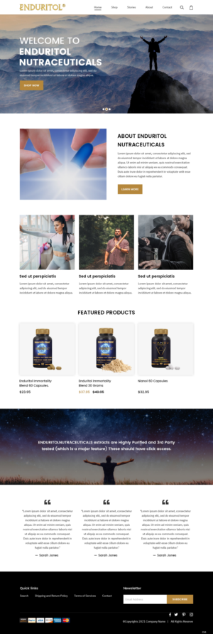 Shopify Design by pb for this project | Design: #27594311