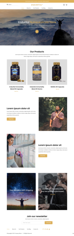Shopify Design by pb for this project | Design: #27594312