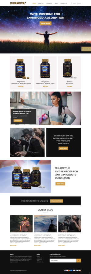 Shopify Design by pb for this project | Design #27594316