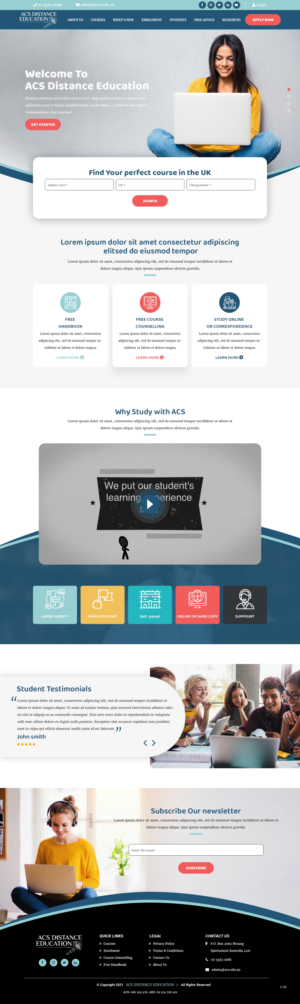 Web Design by pb for this project | Design: #27594299
