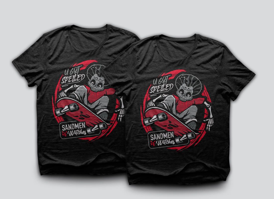 T-shirt Design by Ena for SANDMEN N WITCHES | Design #27747005