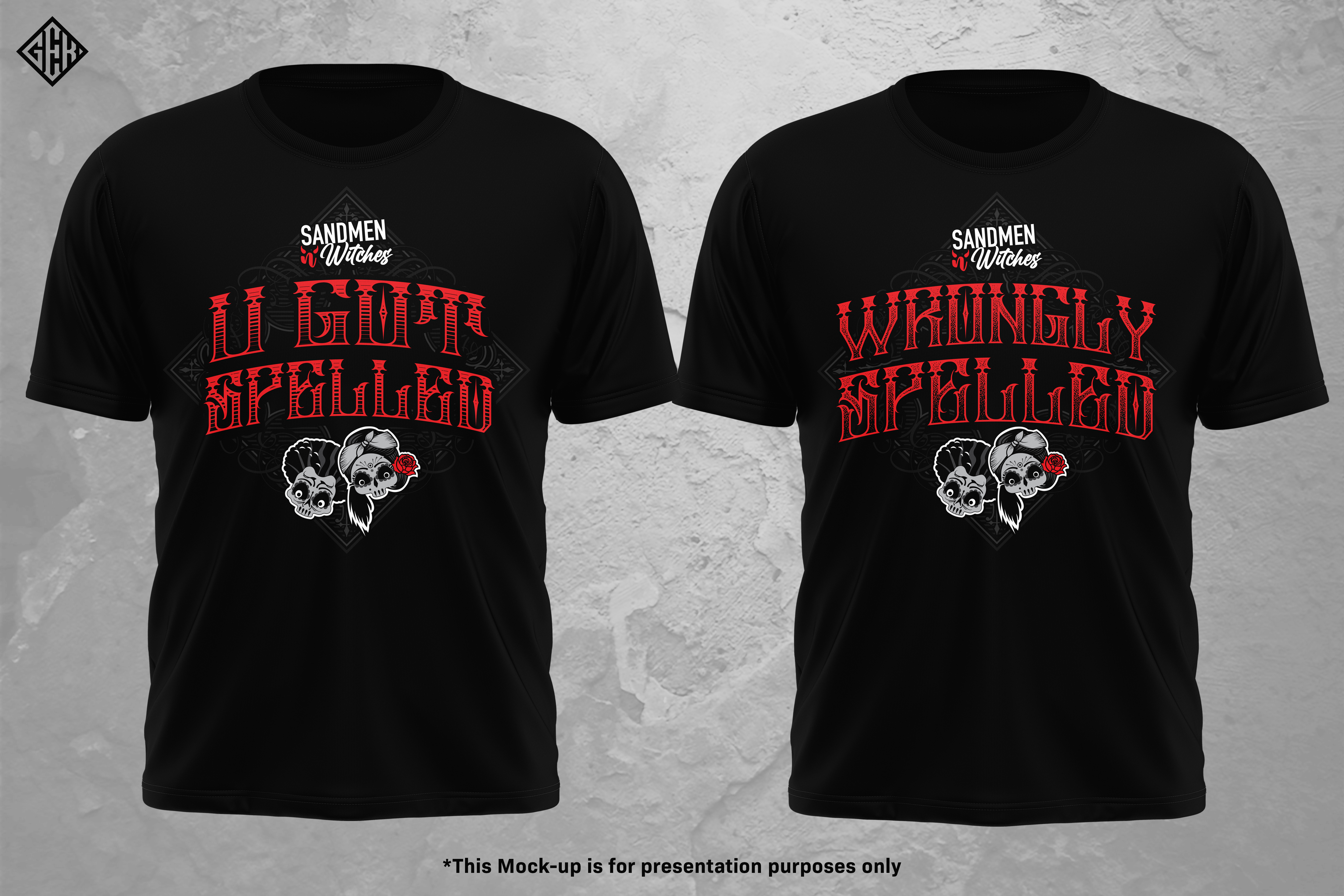 T-shirt Design by gekgrfx for SANDMEN N WITCHES | Design #27666908