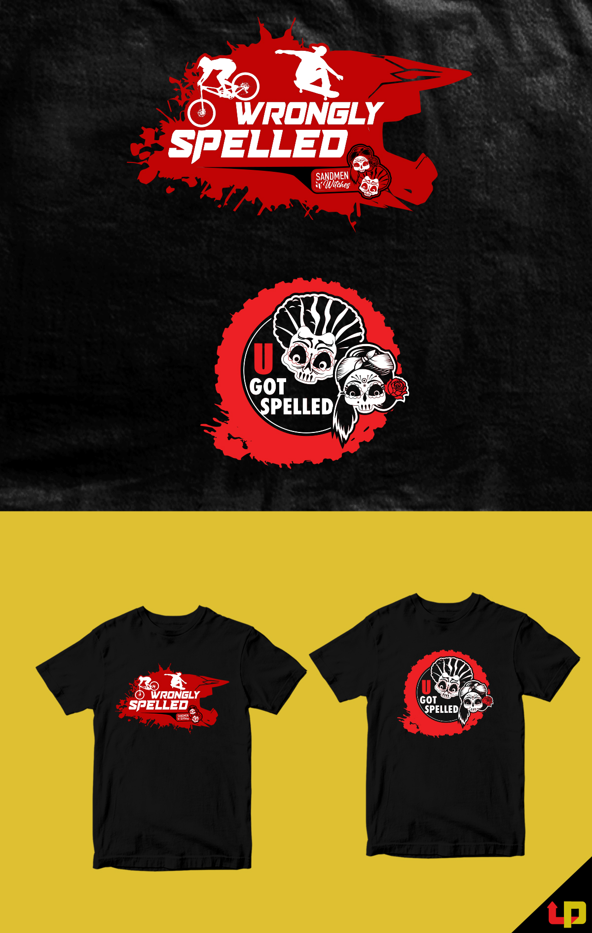 T-shirt Design by Uprinteez for SANDMEN N WITCHES | Design #27593498