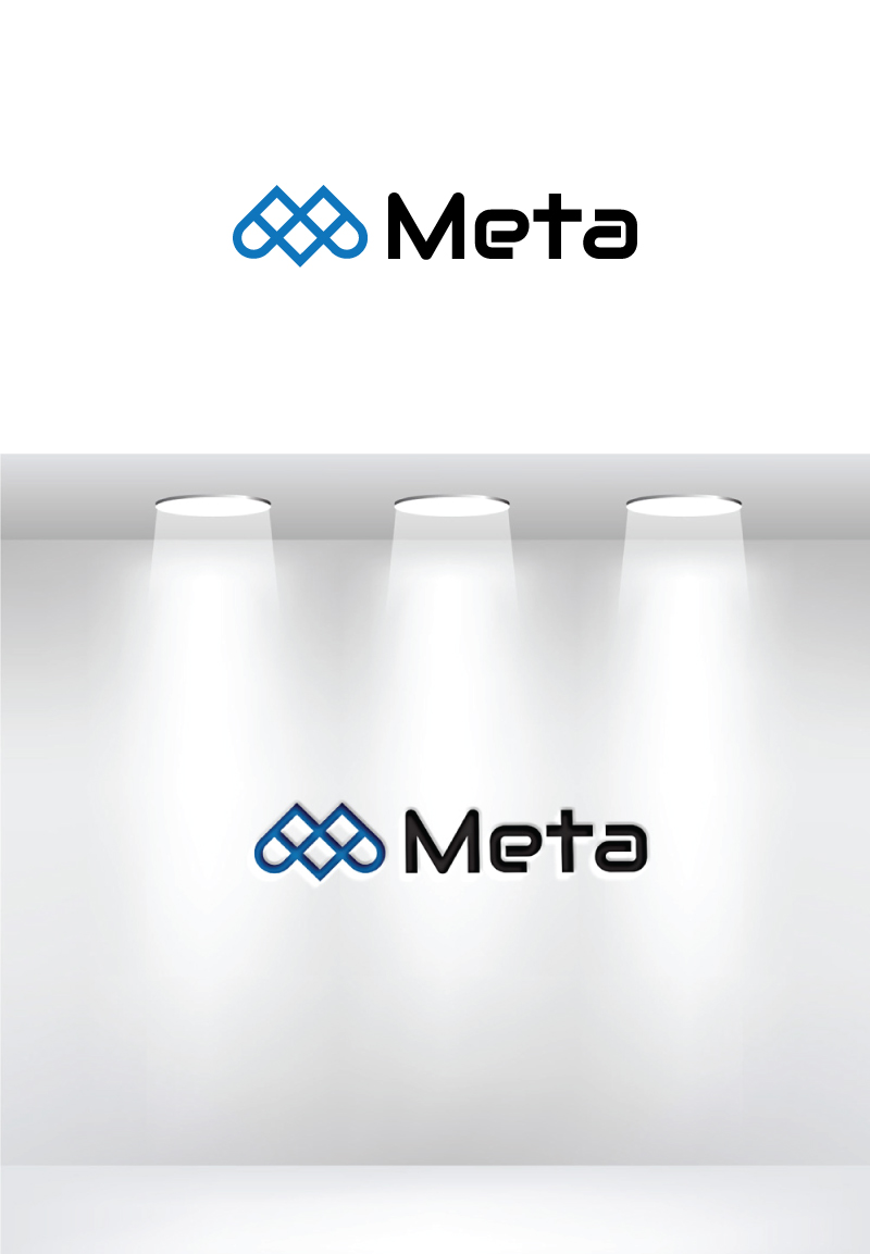 Meta Logo Development Elegant, Playful Logo Design for Meta by design one 2 | Design #27605801