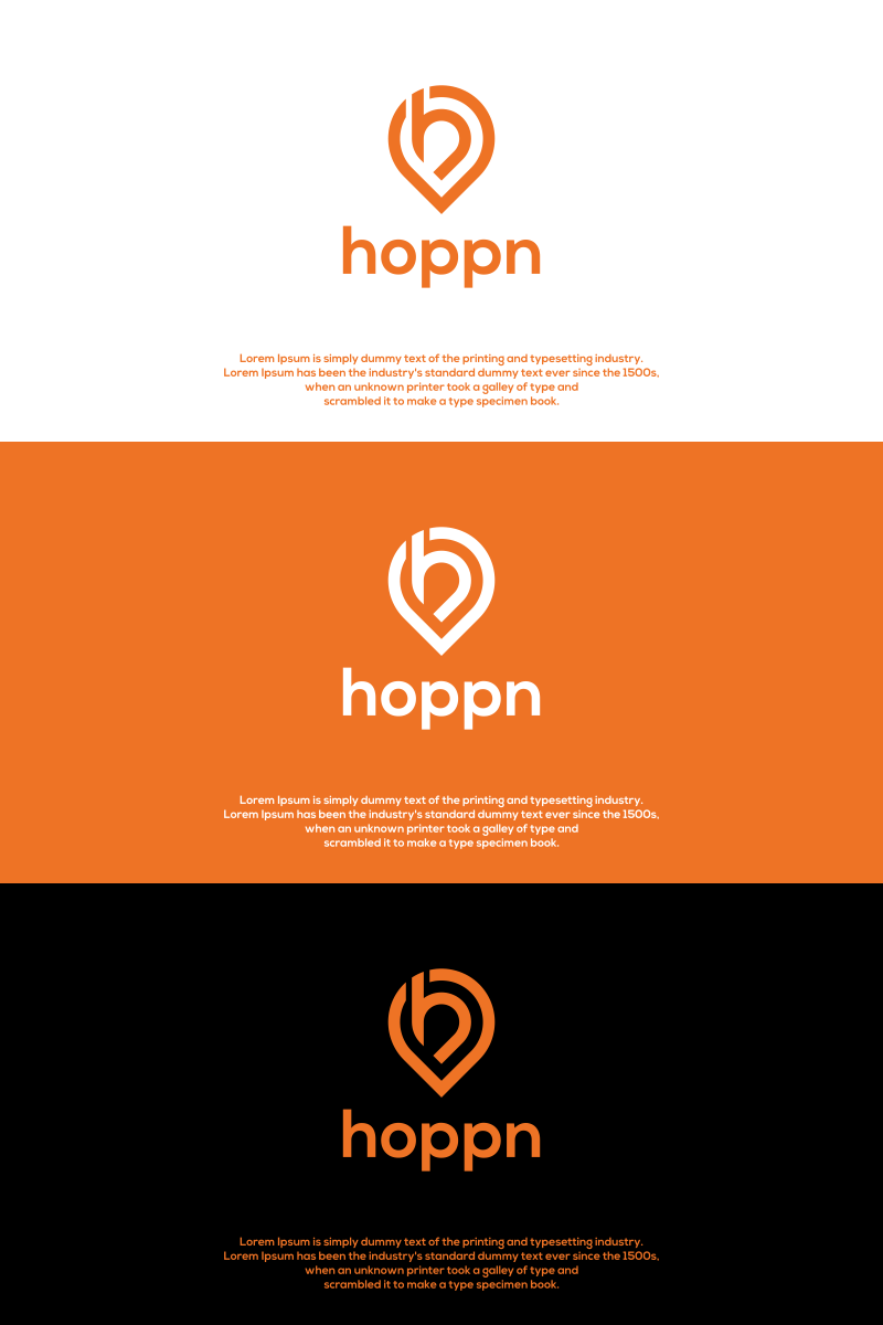 Logo Design by driptip for Hoppn Technologies Nigeria Limited | Design #27612266