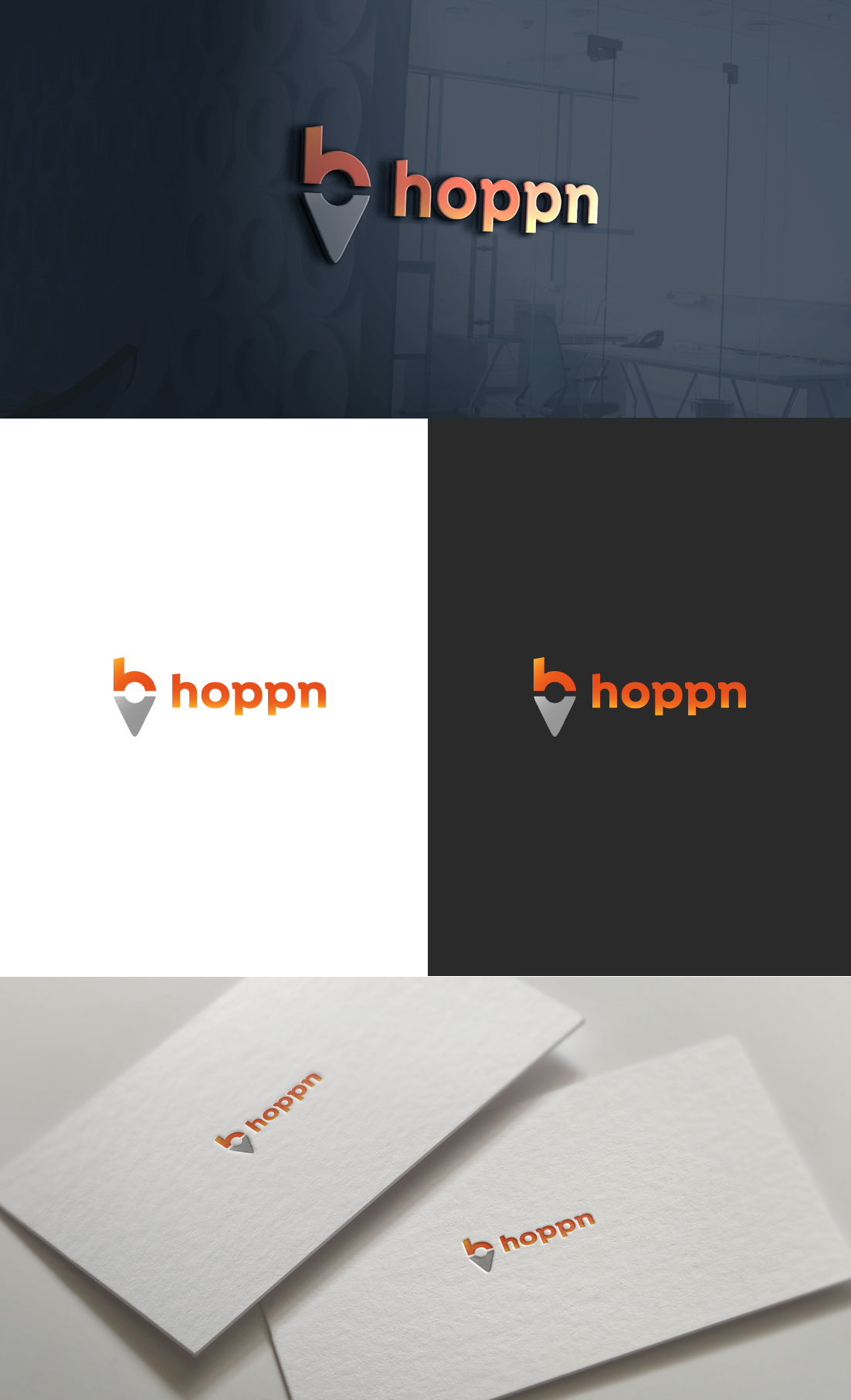 Logo Design by GLDesigns for Hoppn Technologies Nigeria Limited | Design #27599938