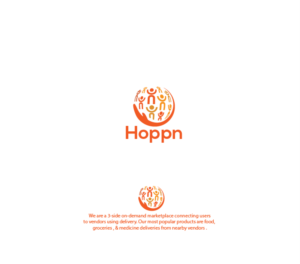 Logo Design by REBECCA7779 for Hoppn Technologies Nigeria Limited | Design #27595427