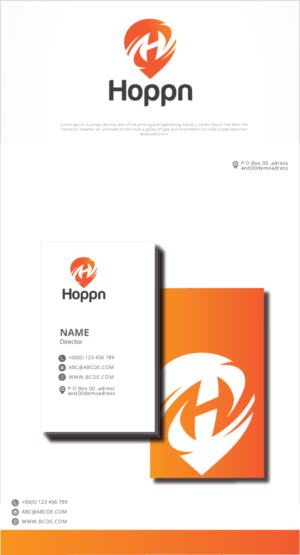Logo Design by graphicevolution for Hoppn Technologies Nigeria Limited | Design: #27597265