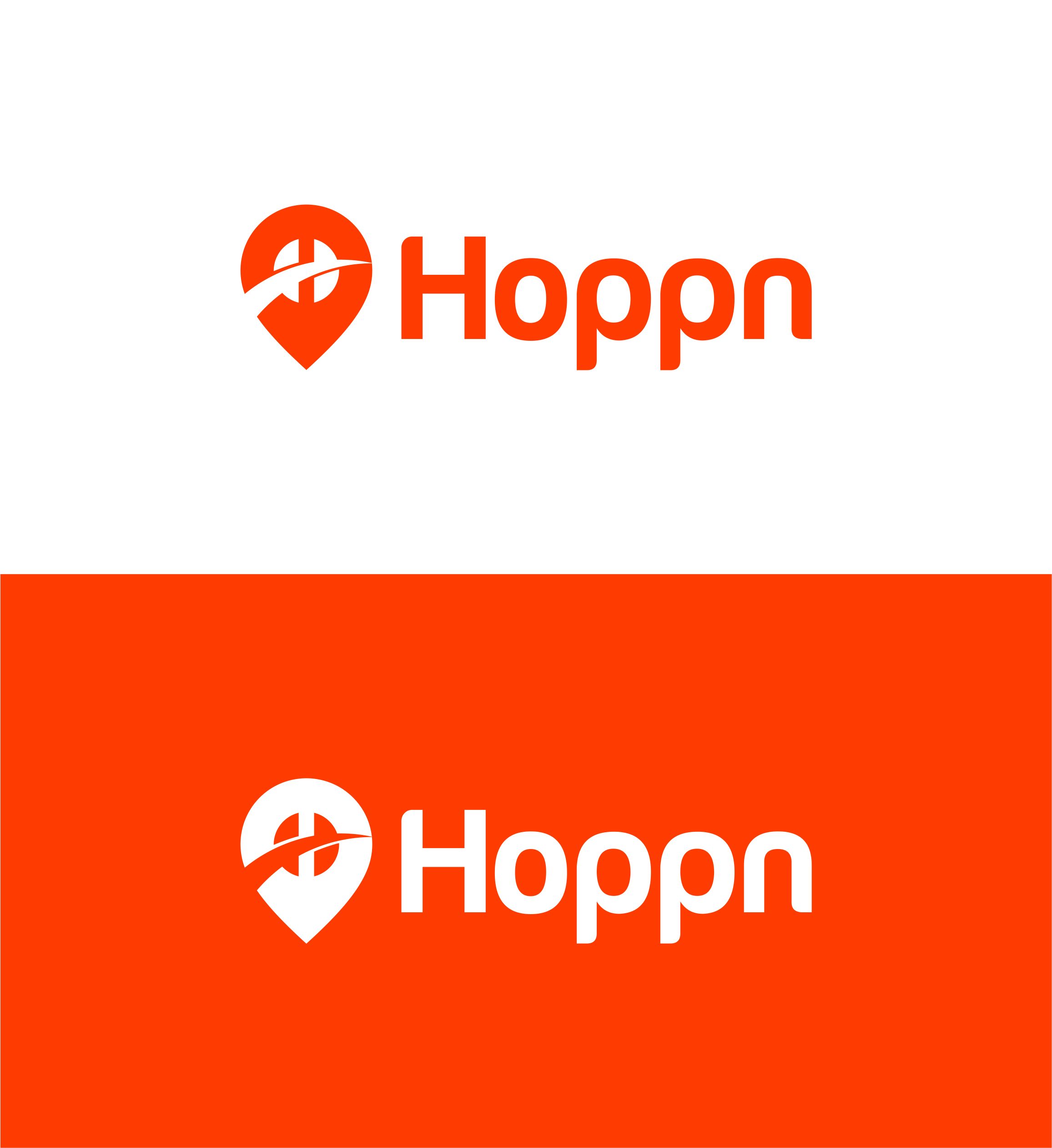 Logo Design by RAN MEI JS for Hoppn Technologies Nigeria Limited | Design #27629215
