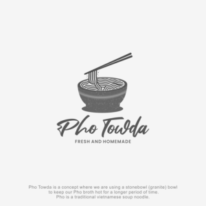 Pho Towda - Fresh and Homemade | Design de Logo par RizqinaStudio