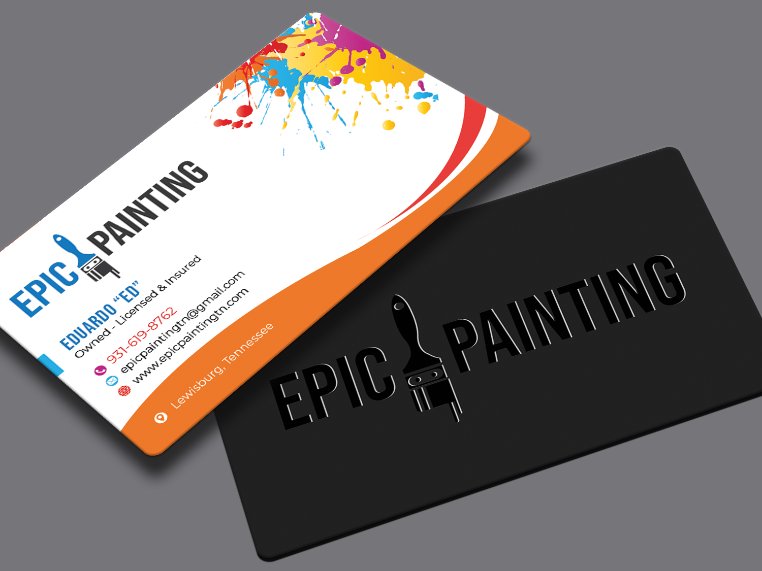 Colorful, Bold Business Card Design for a Company by CreativeZone1 ...