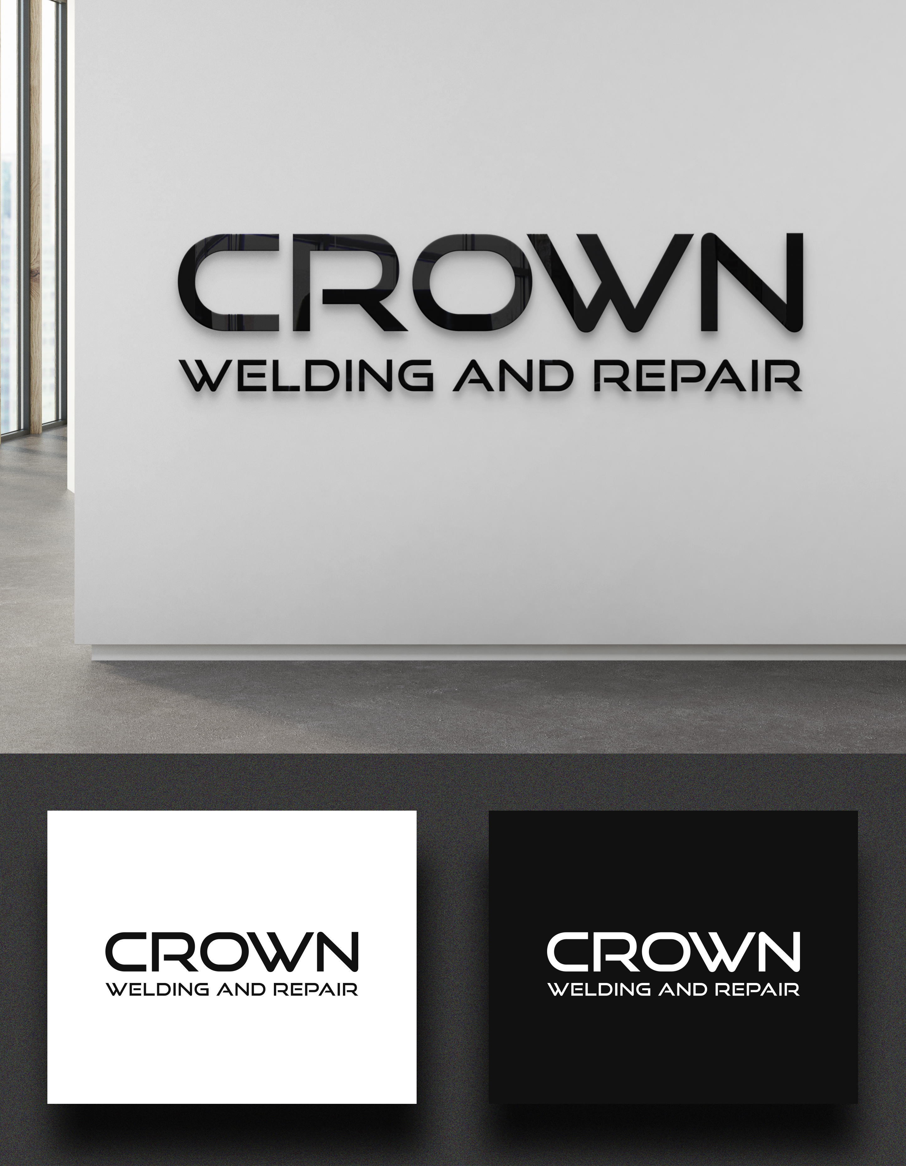 Logo Design by MD Aminul Islam for Crown Welding and Repair | Design #27602864