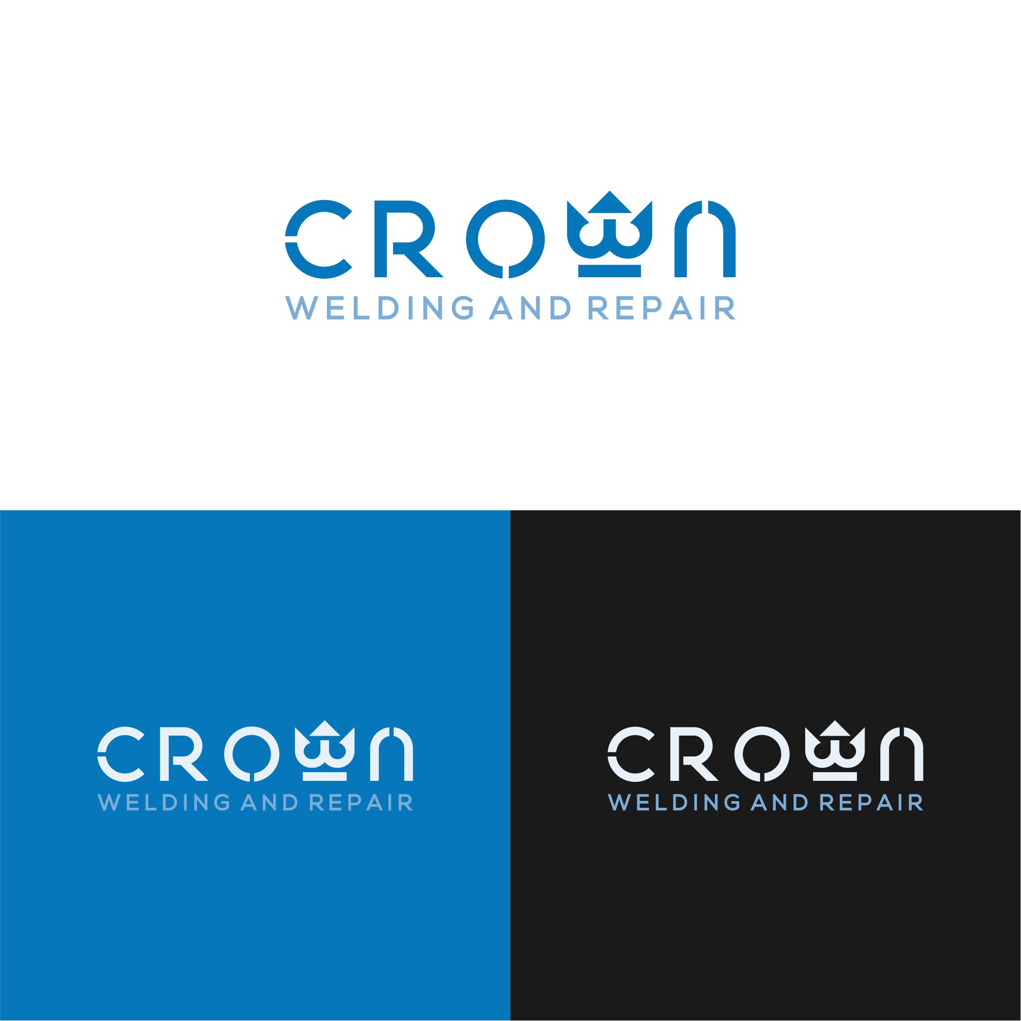Logo Design by theJangAbayz for Crown Welding and Repair | Design #27613396